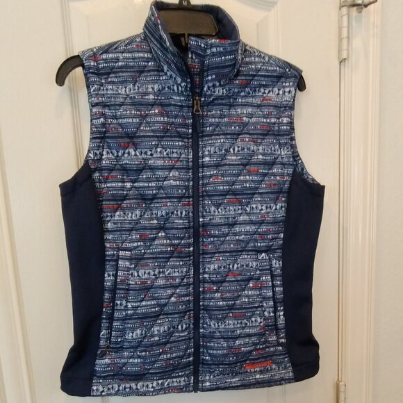 Marmot Jackets & Blazers - Marmot Kitzbuhel Quilted Puffer Full Zip Vest Navy/Multi Size M